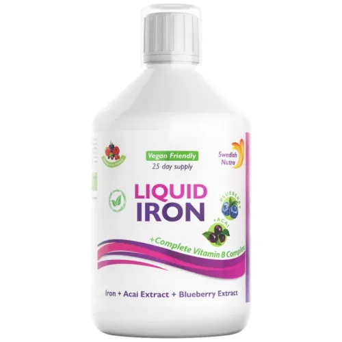 Liquid Iron + B-Complex / 500 мл, 25 дози - Swedish Nutra