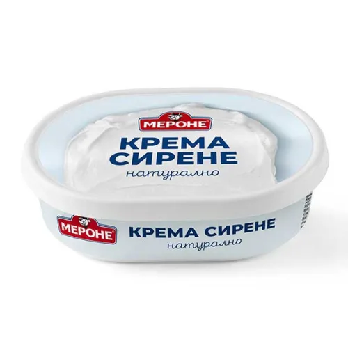 Крема сирене натурално за мазане Мероне 200гр.