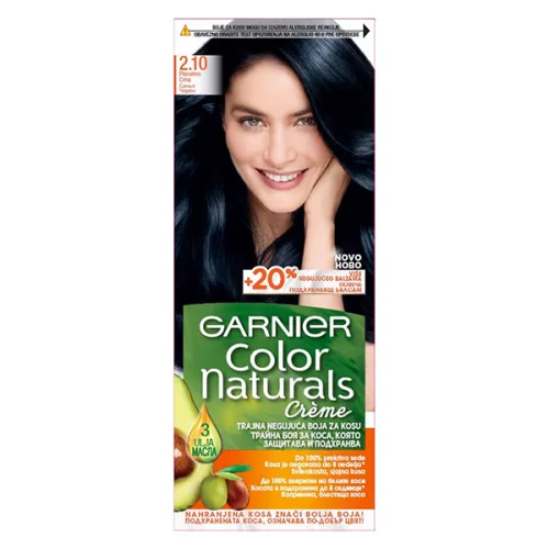 Боя за коса Garnier Naturals Синьо Черно №2.10 - Garnier
