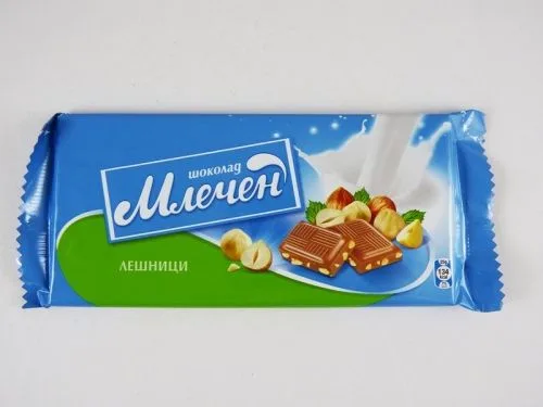 Млечен шоколад с лешници 80гр.