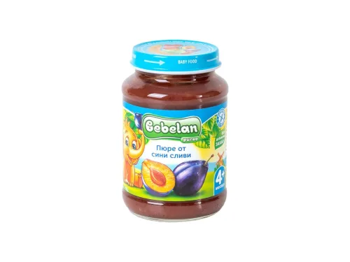 Пюре Bebelan Сини Сливи Над 4 Мес 190гр