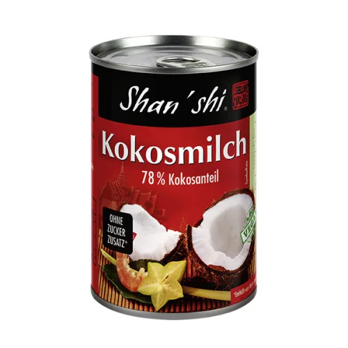 Кокосово мляко 78% Shan shi 400мл. - Shan Shi