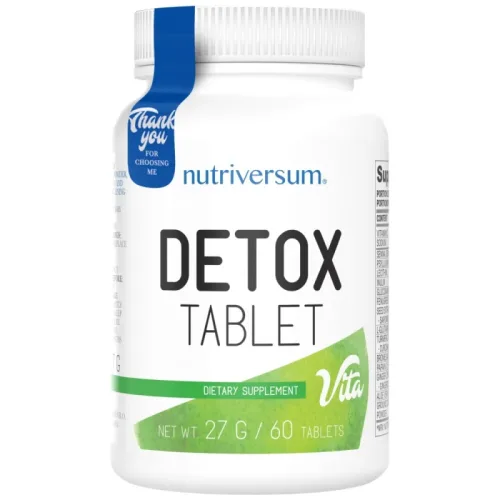 Detox Tablet | Detox Formula / 60 Таблетки, 30 дози - Nutriversum