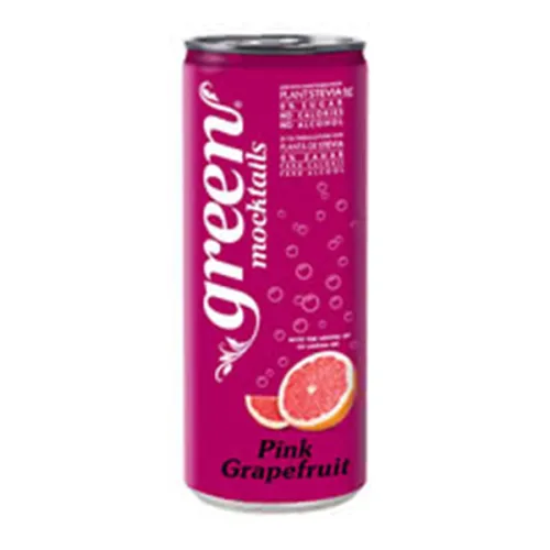Газирана напитка Green Cola Pink Grapefruit кен 330мл.