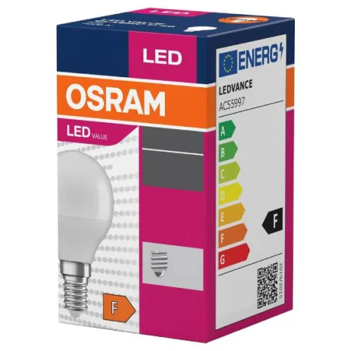Светодиодна LED крушка Osram E27 8.5w=60w Cool White