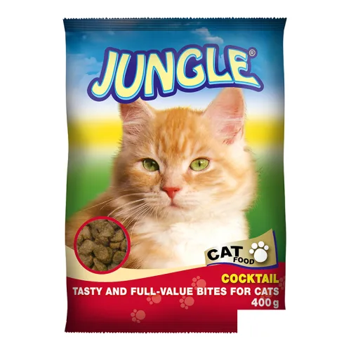 Котешка храна Jungle гранули 400гр. - Jungle