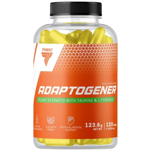 Adaptogener | with Ashwagandha, Rhodiola, L-Tyrosine / 120 капсули, 30 дози - Trec Nutrition