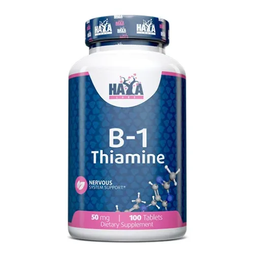 Vitamin B-1 /Thiamine/ 50 mg / 100 Tabs - Haya Labs