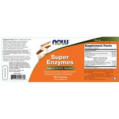 Super Enzymes - NOW