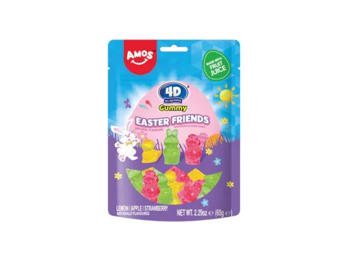 Бонбони Желирани Amos 4D Gummy Mix 65 Г