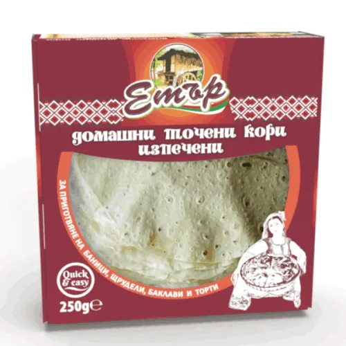 Домашни точени кори изпечени Етър 250гр.