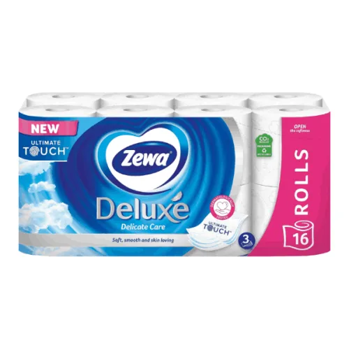 Тоалетна хартия Zewa Делукс Delicate Care 16бр. - Zewa