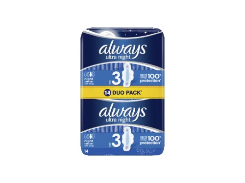Дамски Превръзки Always Ultra Найт Дуо 14бр.30500