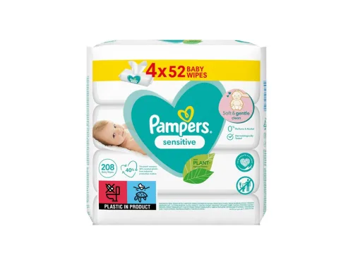 КТ Кърпи Бебешки Pampers Сензитив 4Х52бр49159