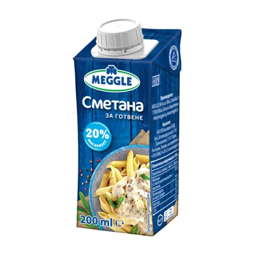 Сметана за готвене млечна Meggle 200 мл. - Meggle