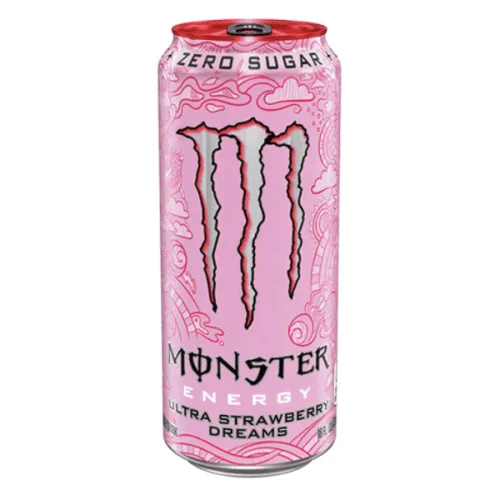 Енергийна напитка Monster Ultra Strawberry 500мл. - Monster