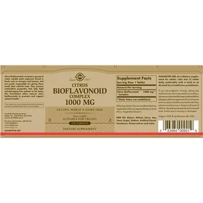 Citrus Bioflavonoid Complex 1000 mg - Solgar