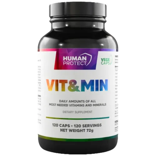Vit & Min | Daily Formula / 120 капсули, 120 дози - Human Protect