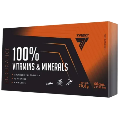 100% Vitamins & Minerals | Endurance / 60 капсули, 30 дози - Trec Nutrition