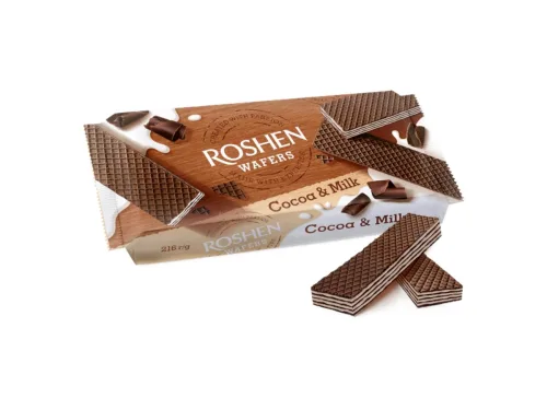 Вафли Roshen Какао 216гр Пакет