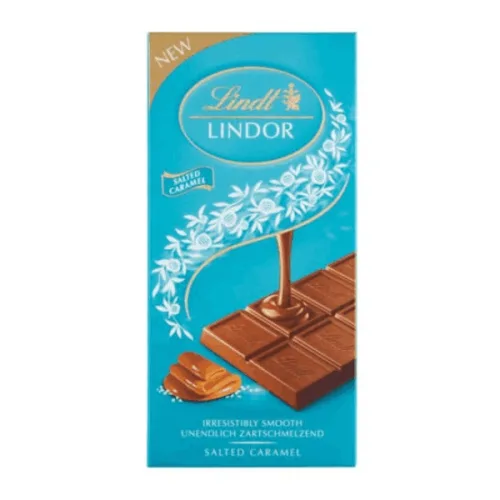 Шоколад Lindt lindor солен карамел 100гр. - Lindt